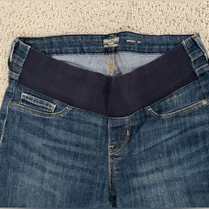 Women’s Signature by Levi Strauss & Co., maternity skinny jeans, blue, size S
